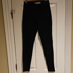 Max Studio Black Rayon Blend Leggings